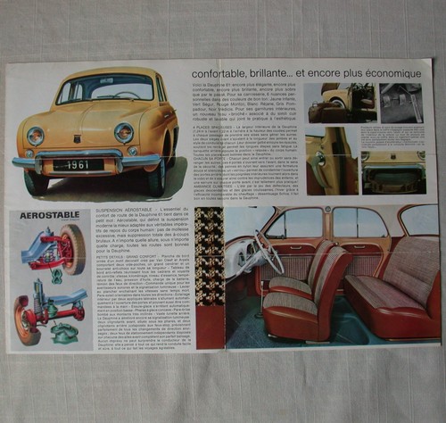 Renault dauphine prospectus - renault,