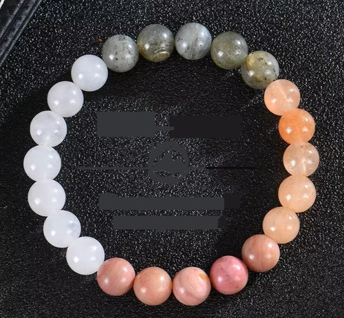 Bracelet perles labradorite - de,