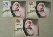 Lot de 3 Cartes Premier Jour 2016 Série "L'Ouie" 30/01