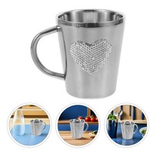  Coupe D'amour Incrustée De Diamants Mug Coeur Tasse À Expresso Cocktail