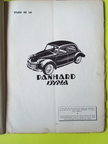 Revue technique panhard dyna - revue,