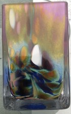 Petit Vase Coloré Signé