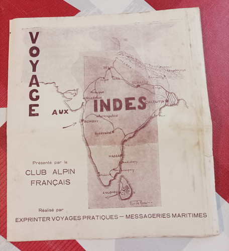 Ancien depliant voyage aux - ancien,