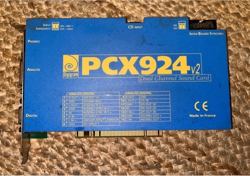Digigram pcx924 broadcast - digigram, v2