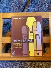 Pierre Lotte Premiers pas en