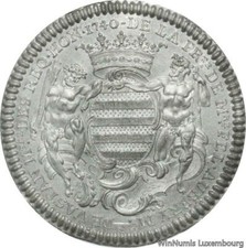 X1847 Rare Epreuve Uniface Bretagne Louis XV 1740 Félix Aubery de Vastan UNC