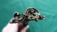 OUTIL ANCIEN BRONZE RELIURE RELIEUR FER A DORER FLEURON