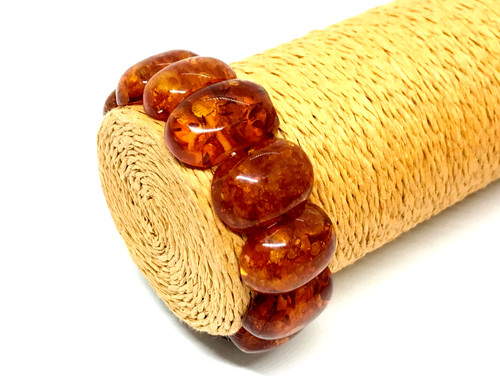 Ancien bracelet ambre vintage - ancien,