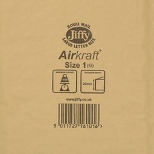 25 pcs véritable or Jiffy Bag