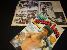 bruce lee magazine giant scrapbook  kung-fu annees 70 .grand format 