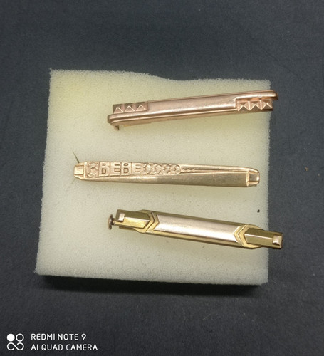 Lot anciennes broches - lot, 3