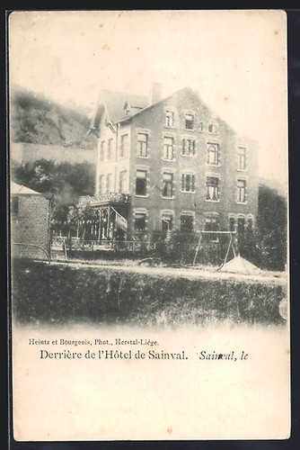 Cpa sainval derrière - sainval,,