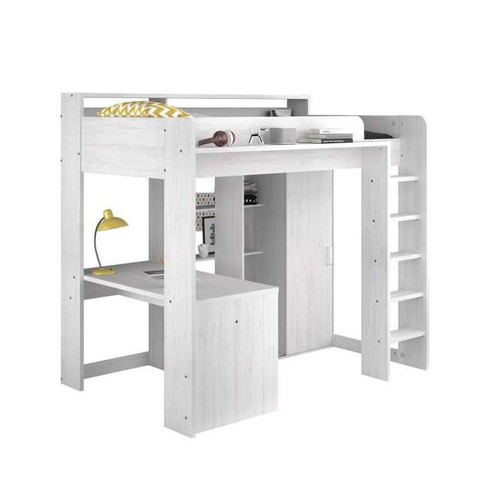 Lena lit combine - lit, mezzanine