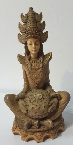 Statue déesse figurine de - statue, déesse,
