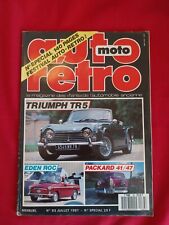 AUTO RETRO 83 TRIUMPH TR 5 AUTOBIANCHI EDEN ROC STYL SON 350 PACKARD CLIPPER 41