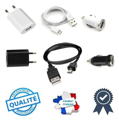 Chargeur secteur voiture - chargeur, +