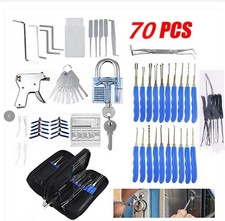 70Pcs Pick Set with Clear Lock