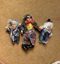 Lot De Poupées Clown Arlequin