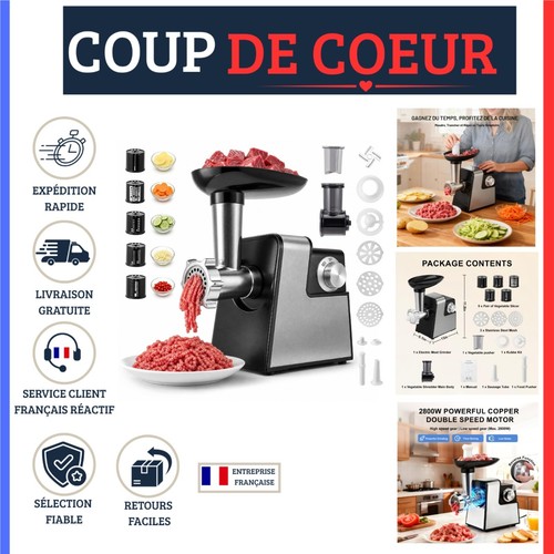 Hachoir viande électrique - hachoir, à