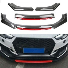 Carbone Spoiler Lèvre Lame Jupe Pare-Choc Avant Pour AUDI A1 A3 S3 A4 B7 B8