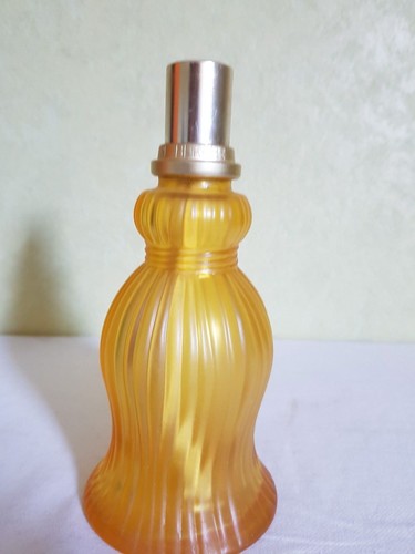 Lampe berger verre jaune - en,