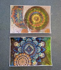 2 Photos Mandala A4 (21x29,7 cm) à encadrer