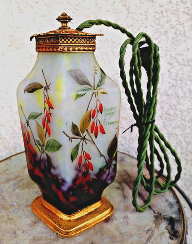 Lampe veilleuse vases - , daum