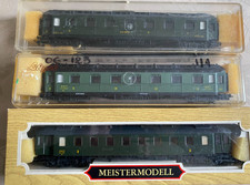 LILIPUT HO: lot de 3 voitures voyageurs SNCF