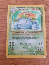 Carte Pokemon Florizarre 15/102 Set De Base Wizards Edition 1 Holo FR