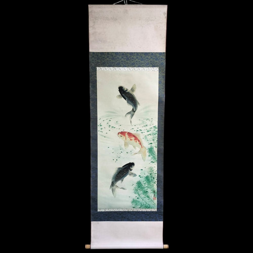 Ancien tableau japonais - tableau, en