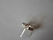 bague en argent massif, jonc