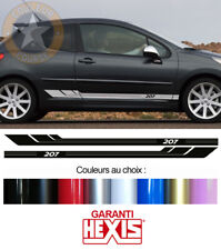 2 X BANDES BAS DE CAISSE POUR PEUGEOT 207 SPORT GTI RALLYE WRC STICKER BD541-2