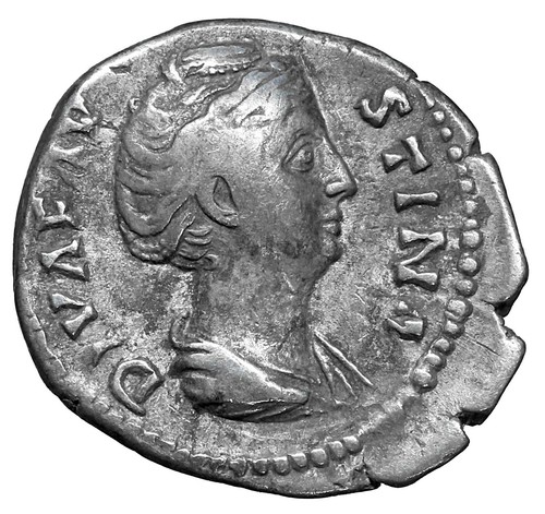 Diva faustina pièces romaines - diva,
