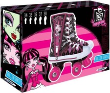 Patin à roulettes pour fille Monster high taille pointure 35  roller skates Neuf