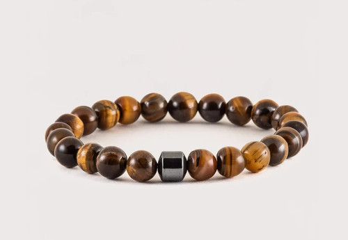 Bracelet perles œil de - de,