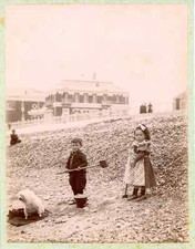 France, Tréport, Enfants à