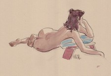 Nu nude dessin original 38