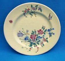 Manufacture de BOULOGNE SUR MER Henri DELCOURT assiette faïence polychrome