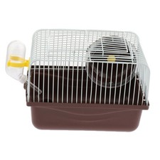 Cage de Hamster Suspendu et Roue Jouet Exercice de Rats Maison Jouet pour