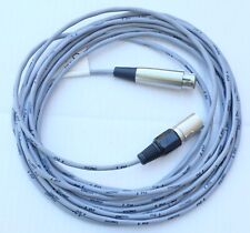 Câble rallonge instrument XLR femelle /XLR mâle longueur 6m.