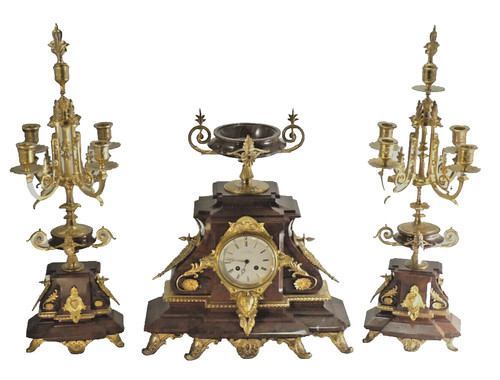 Garniture cheminée - garniture, de