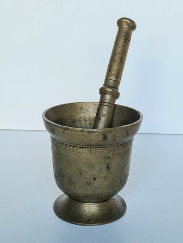 Ancien mortier bronze - ancien,