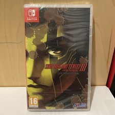 SHIN MEGAMI TENSEI III NOCTURNE HD REMASTER COMPLET SWITCH PAL EUR CIB OVP 3 JEU