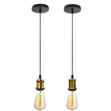 Plafonnier E27 Rétro Moderne Vintage Industriel en Métal