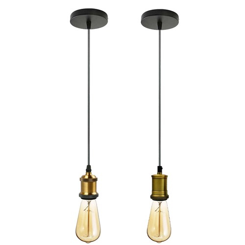 Plafonnier e27 rétro moderne - rétro,