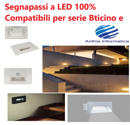 Segnapassi led 220v 6w - segnapassi,