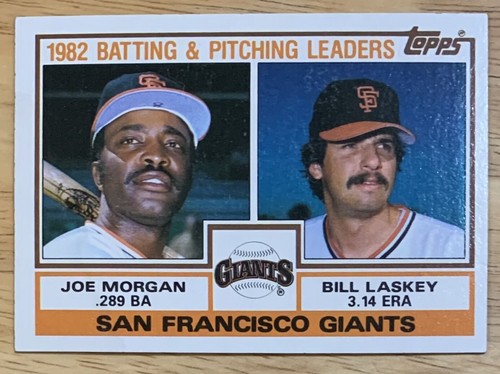 Joe morgan 1983 - joe, topps