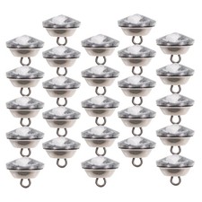  100 boutons strass cristal 20