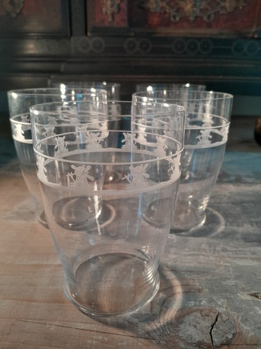 Gobelets anciens cristal - 5,