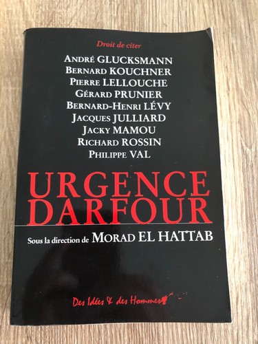 Urgence darfour sous - urgence,